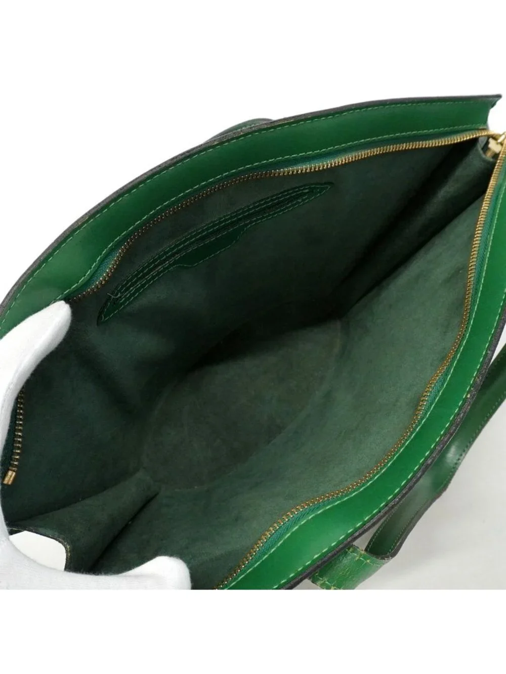 Louis Vuitton Handbag Epi Saint Jacques Borneo Green